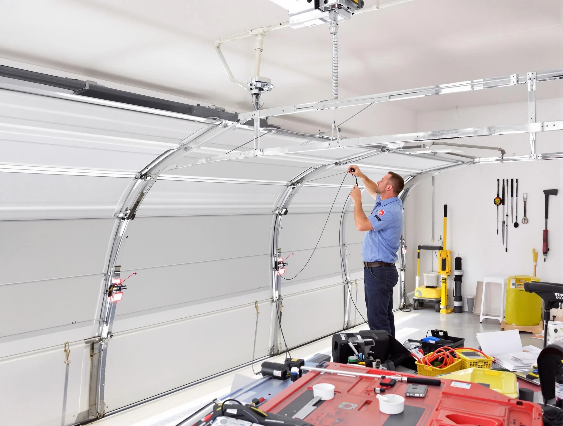 Garage door cable repair service by Birmingham Garage Door Repair in Birmingham