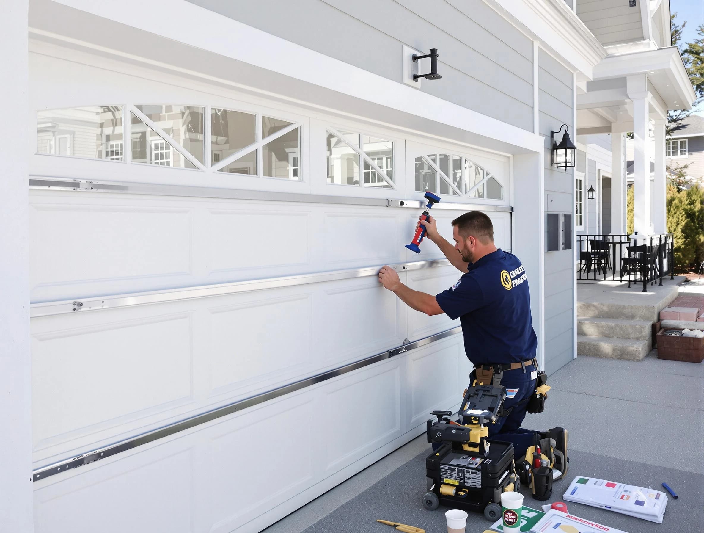 Professional garage door installation by Birmingham Garage Door Repair in Birmingham