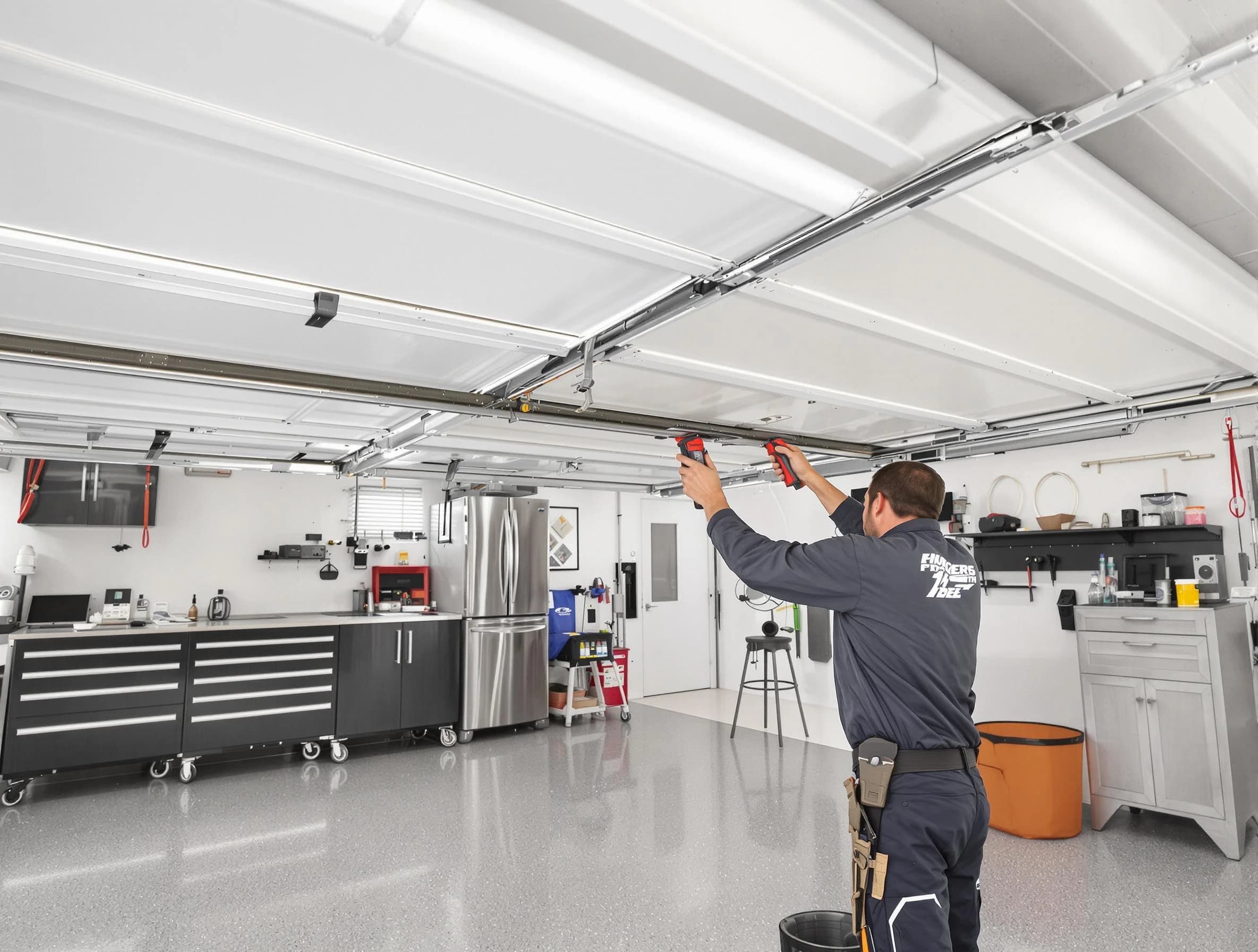 Overhead garage door repair service by Birmingham Garage Door Repair in Birmingham