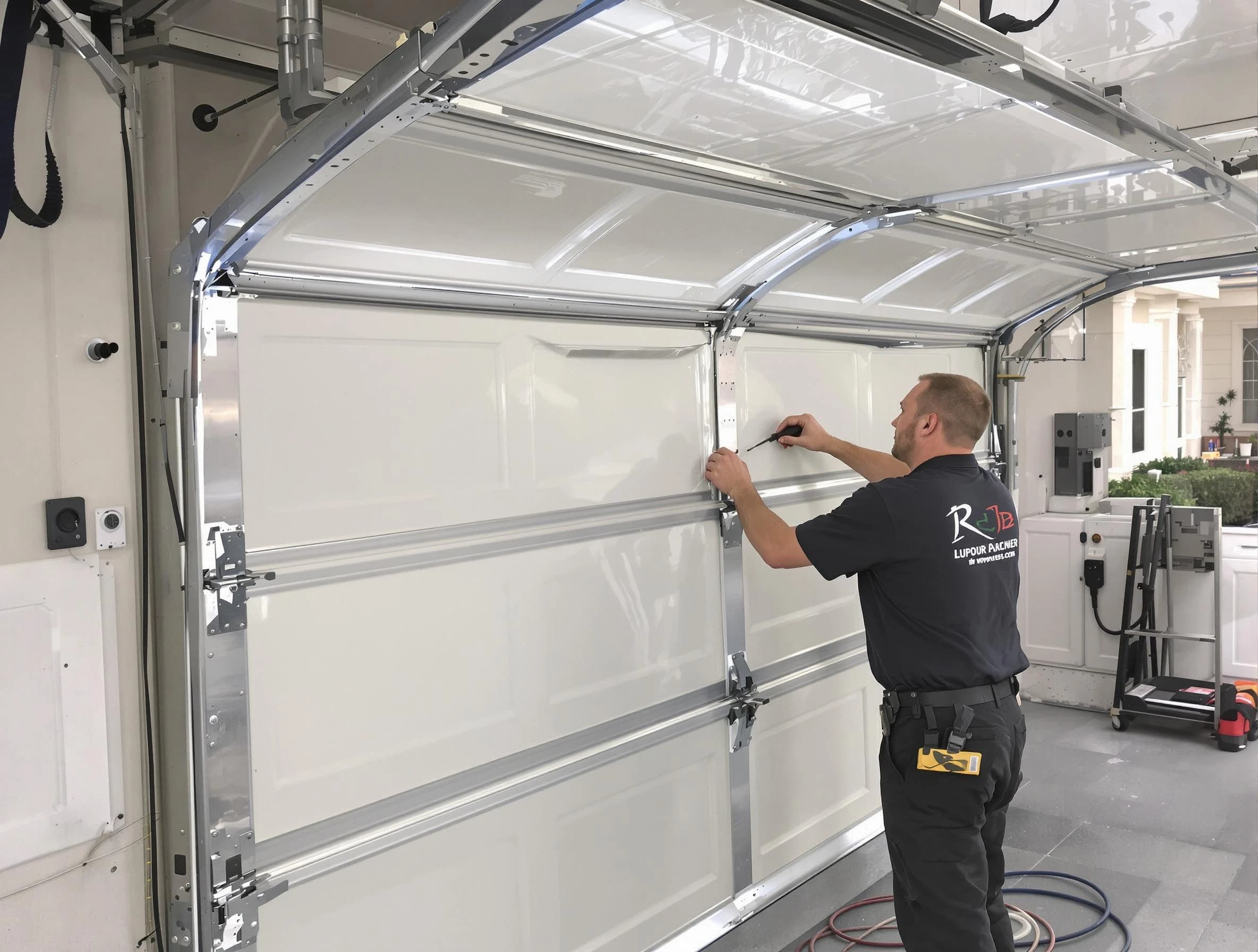 Birmingham Garage Door Repair professional performing panel repair in Birmingham
