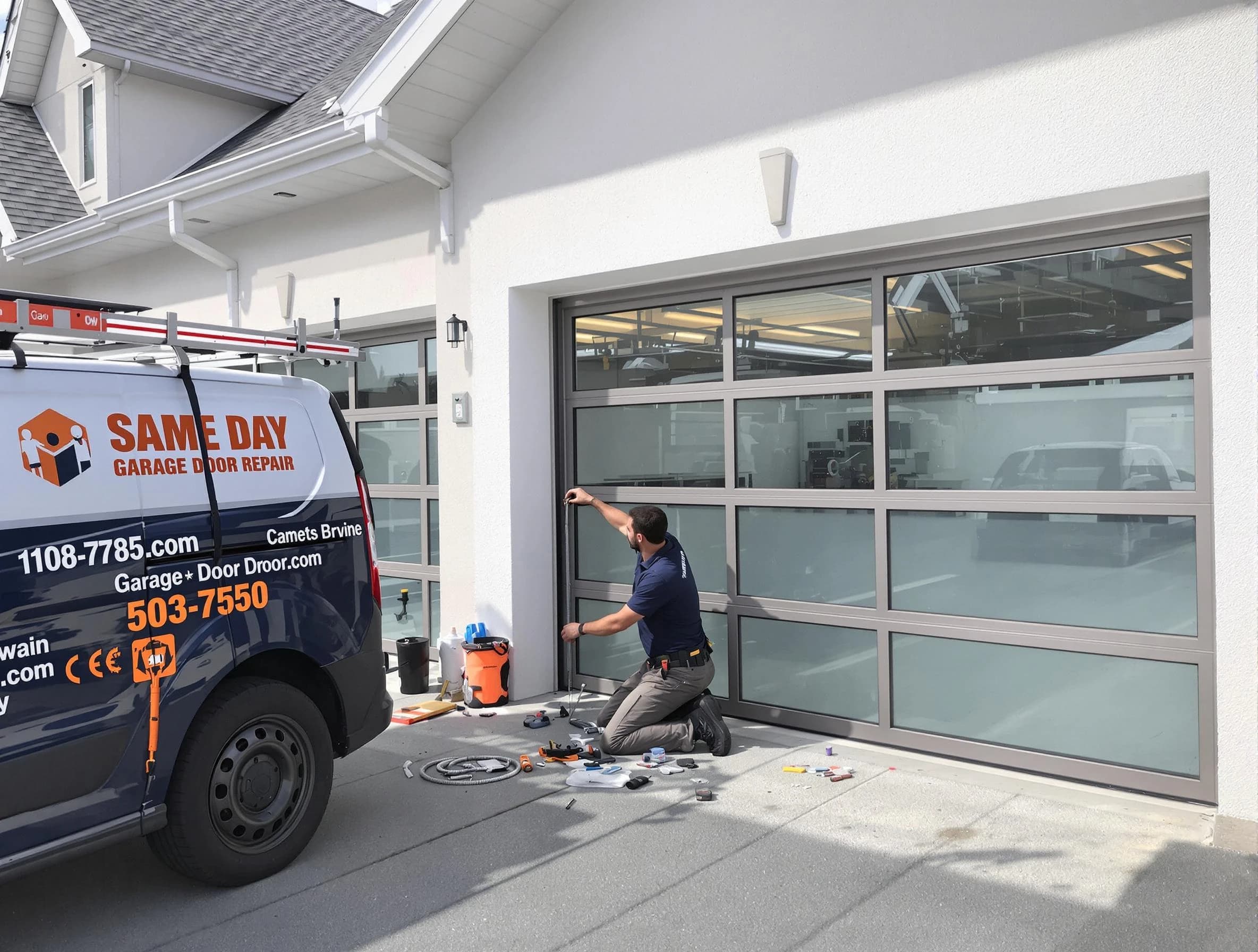 Same-day garage door repair service by Birmingham Garage Door Repair in Birmingham